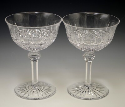 ROGASKA CRYSTAL KING LOUIS TOMMY COUPE CHAMPAGNE OR SHERBET SET OF 2