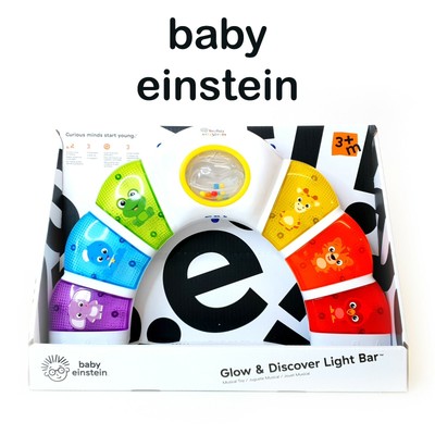 baby einstein glow & discover light bar activity station