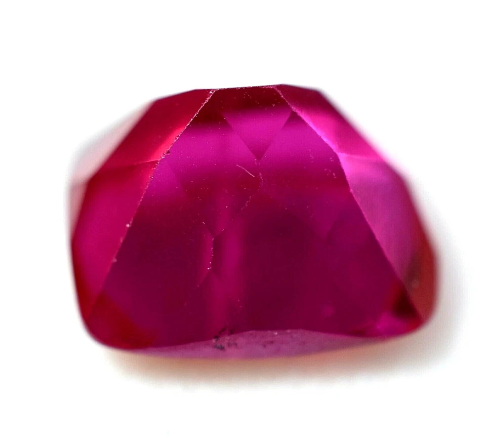 7.25 Ct Natural Pinkish Red Ruby Cushion Cut GGL Certified Treated Gemstone - Image 4 of 4