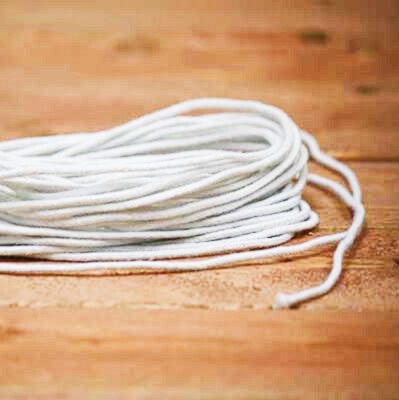 #4 Square Braid Candle Wick, Beeswax Candle Wick, Soy Candle Wicking