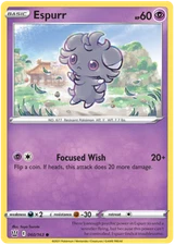 Pokemon TCG Sword & Shield Battle Styles - 060/163 Espurr Card