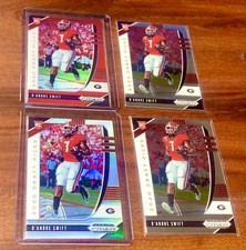 (4)🔥2020 Panini Prizm Draft Picks DE'ANDRE SWIFT SILVER RC + RED PRIZM + 2 BASE