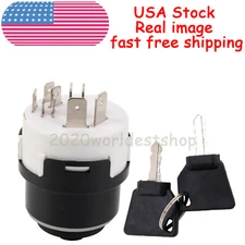 IGNITION SWITCH+2 KEYS# 701/80184 701/45500 for JCB Loader 3CX 4CX JCB200 JCB220