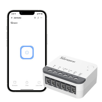 SONOFF MINI Zigbee Smart Switch,Detach Relay Mode,Neutral Wire Required ZBMINIR2