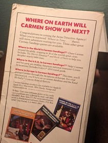 Where in Time is Carmen Sandiego? Complete w/ Encyclopedia Nintendo NES