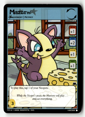 Neopets TCG - Mazzew 185/200 - Travels in Neopia 2006 | eBay