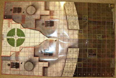HEROCLIX MAP 2011 LOTR HELM'S DEEP Outdoor / MINAS TIRITH Outdoor 16x24