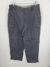 10,000 Ft Above Sea Level Pants Womens 10 Gray Convertible Zip Off Shorts Hiking