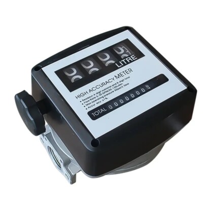 FM-120 Mechanical Flow Meter Four-Digit Oil Gauge Assembly Gauge Oil Counter