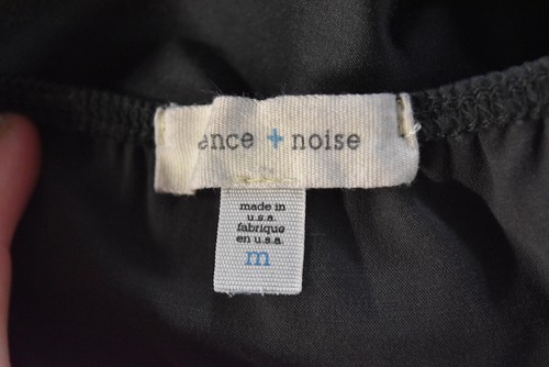 Silence + Noise Womens Dress Size M Black Sheath Empire Waist Strapless Short - Picture 4 of 5