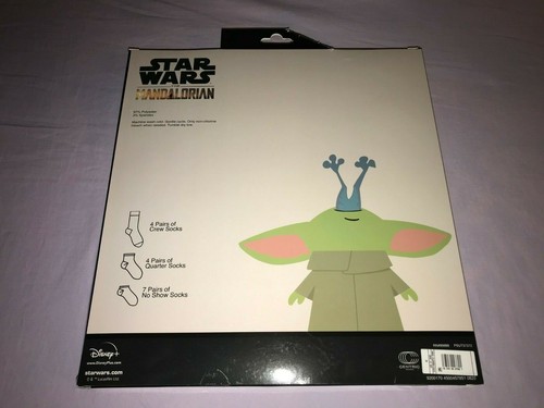 15 DAYS OF SOCKS STAR WARS THE MANDALORIAN KIDS SIZE MEDIUM 9-2.5 **NEW** - Picture 6 of 9