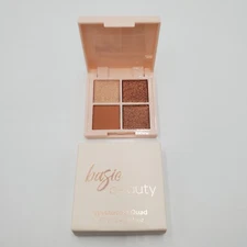 Basic Beauty Eyeshadow 4g Quad Palette Hot Cocoa Bomb Neutrals Nude Shimmer NIB