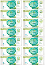 Pampers Harmonie Aqua Water-based Baby Wipes 48 Wipes x 12