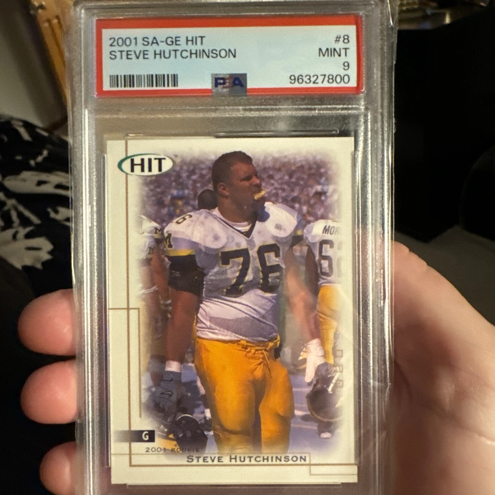 Steve Hutchinson SA-GE Hit #8 Base