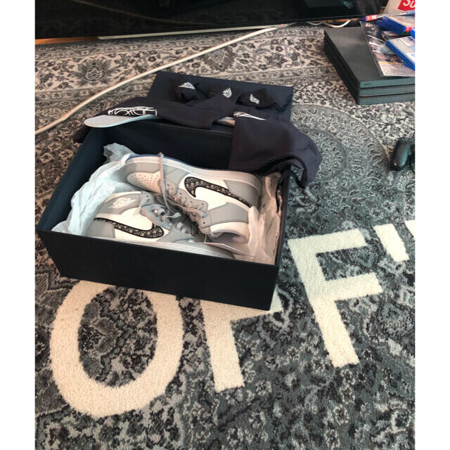 Jordan 1 High x Dior Gray 2020 for Sale | Authenticity Guaranteed | eBay