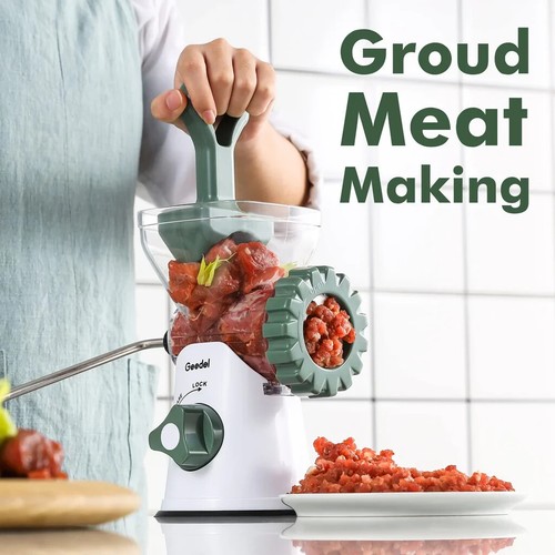 Geedel Meat Mincer Grinder and Sausage Maker Machine,Easy Cleaning