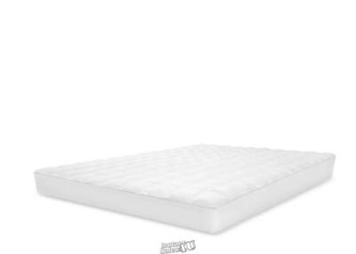 SensorPEDIC Top Loft Gel Fiber Mattress Pad White King 