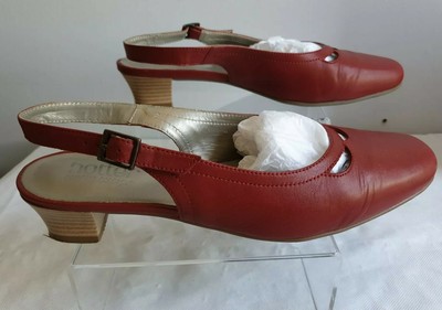 hotter ladies red shoes