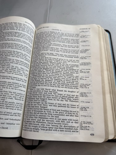 1977 NASB Side Margin Reference Bible Genuine Leather Nelson 786 - Bild 11 von 16