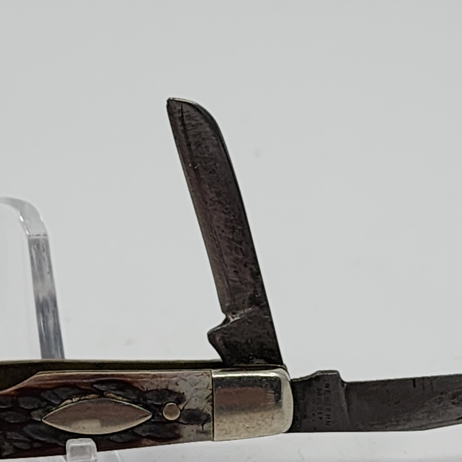 Vintage Western 445 Medium Stockman Folding Pocket Knife Made in USA eBay