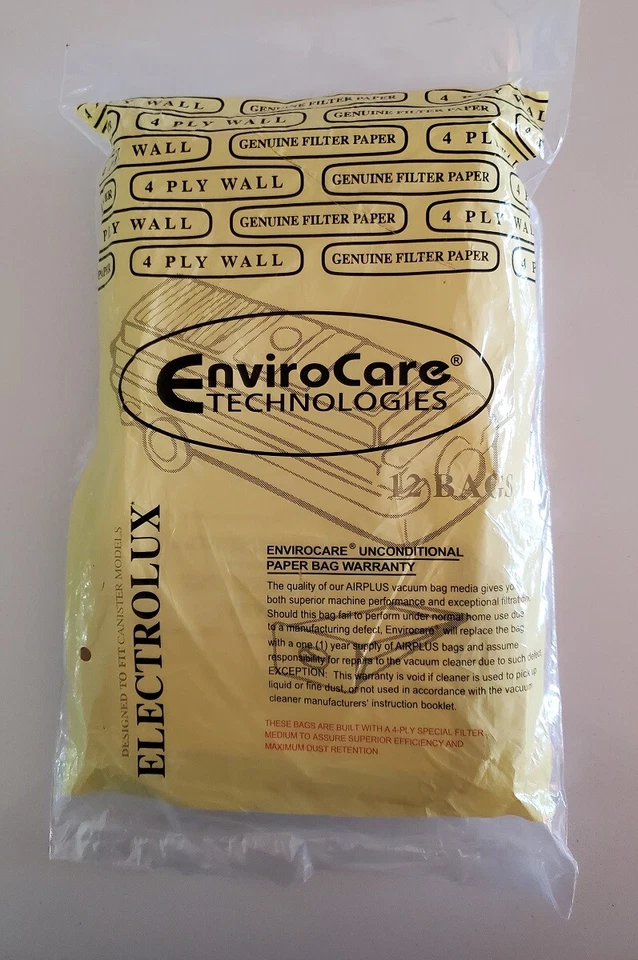 EnviroCare Replacement 4 Ply Filtration Vacuum Cleaner Dust Bags Designed to Fit - Image 3 of 3