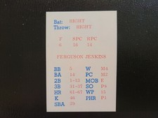 Fergie Jenkins 1970 Big League Manager Baseball Card Chicago Cubs