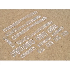 Athearn HO Window Set, Wide Vision Caboose (2) ATH53609