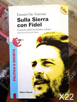 Sulla Sierra con Fidel di Ernesto Che Guevara - libro rivoluzione Cuba X22