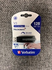 Verbatim V3 USB Stick 3.2 Store N Go Memory Stick 128GB