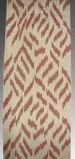 11 Yard HAND MADE UZBEK Natural SILK IKAT ADRAS FABRIC #6364