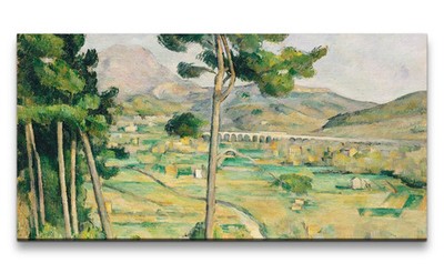 120x60cm Remaster Paul Cézanne weltberühmtes Wandbild Mont Sainte-Victoire