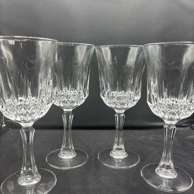 Wine Glasses Crystal 2 Sets of 4 available $25.99 a set.