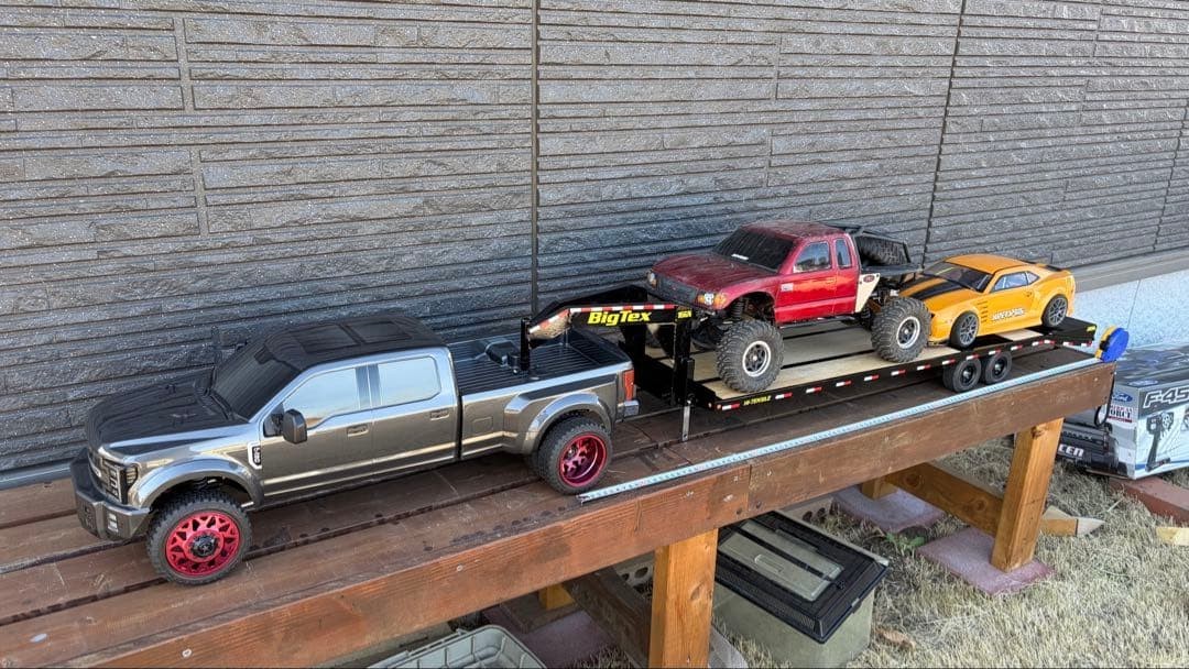 CEN F450 and on-board trailer ( scx10 rc4wd with accessories Rare