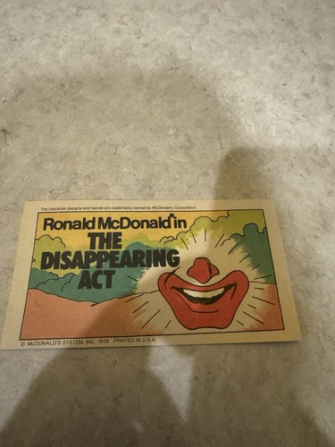 Vintage 1978 McDonald's Ronald "Fries Farmers" Promotional Comic Booklets - Picture 5 of 5