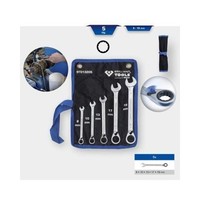 RatschenringschlüSsel-Satz, 5-Tlg, Umschaltbar, 8 - 19 Mm Brilliant Tools