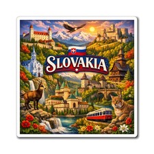 Slovakia Magnets | Landmarks, Travel Souvenir Magnet