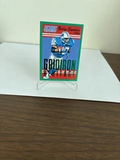 2015 Score - Gridiron Heritage Barry Sanders #12 Green Detroit Lions Football