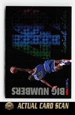 1994-95 Hoops Isaiah Rider #BN10 Big Numbers Rainbow Minnesota Timberwolves