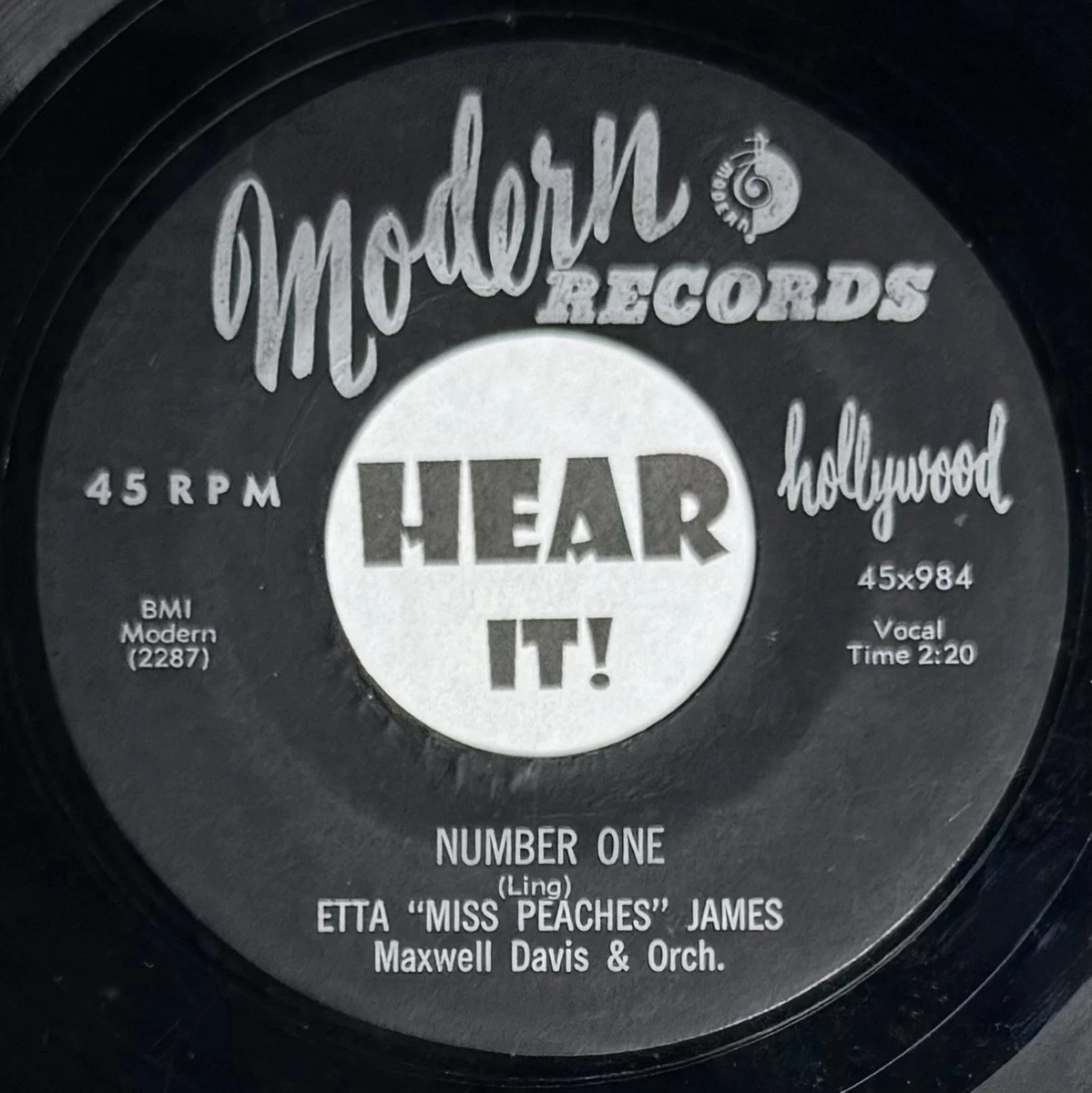 Numbered Single 45 RPM Speed Vinyl Records for sale | eBay