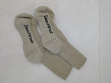 Smartwool Full Cushion Boot Socks Taupe Wool Blend Men’s Medium 