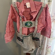 Vintage Authentic German Lederhosen (Small  Child size) 18 Inch Waist 9 Inch