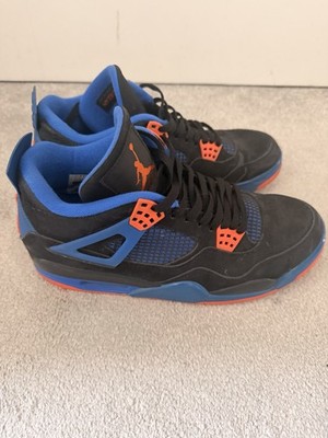 Air Jordan 4 Retro 'Cavs' (2012) - Größe UK 9,5 - Schwarz/Orange/Royalblau