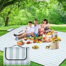 80" x 100" Extra Large Picnic Blankets Beach Mat Sandproof Waterproof Foldable