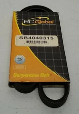 BC Global SB4040315 Serpentine Belt – Durable 4-Rib Accessory Drive Belt 4PK0800
