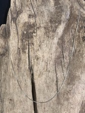 VINTAGE 925 STERLING SILVER MILOR ITALY 1 MM BOX CHAIN NECKLACE 18  