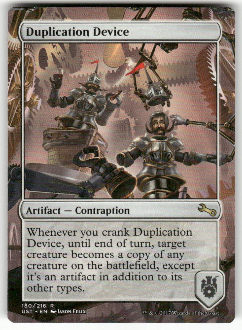 Duplication Device 180 Rare Unstable Mtg Near Mint