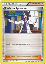 Professor Sycamore - 122/146 - Uncommon - Damaged - XY Base Set