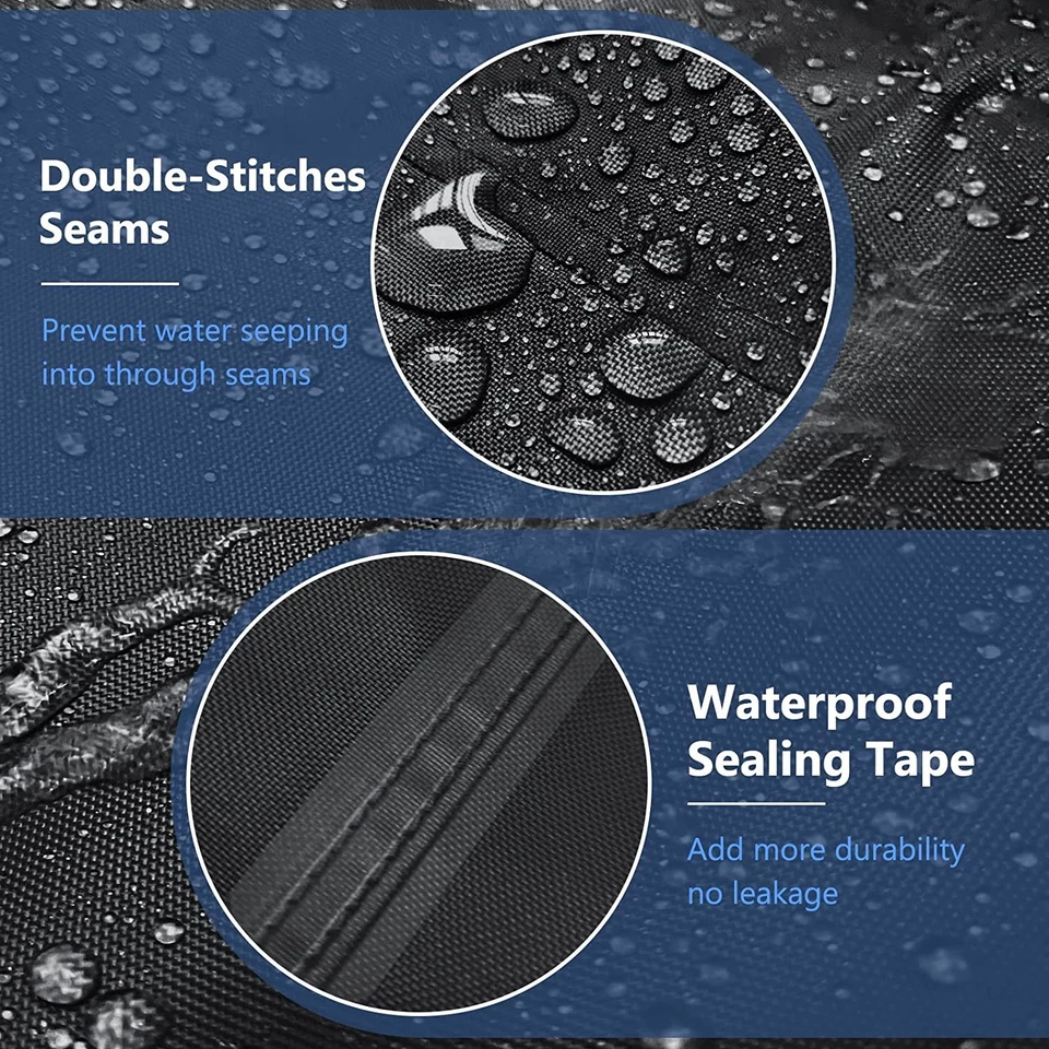 Juego de 4 Fundas para Muebles de Patio, Resistente Impermeable Muebles de Exterior Cala Foto 4 de 4