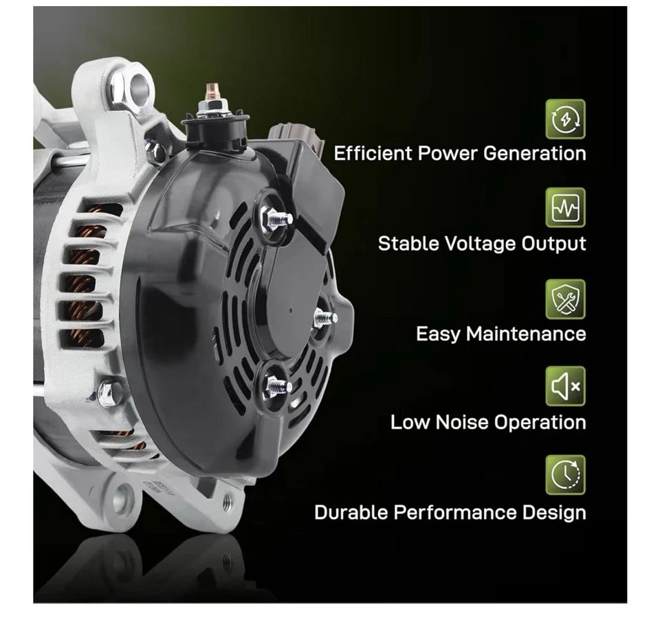 Alternador apto para Toyota Highlander 2011-2016, 2007-2016, Sienna, 2010-2015 Foto 3 de 4
