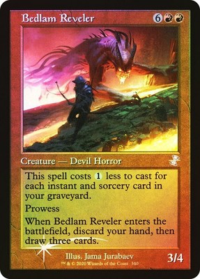 MTG FOIL Bedlam Reveler Retro - Time Spiral Remastered #340